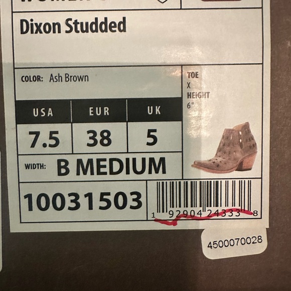 Ariat Dixon Studded out of stock online - Picture 3 of 7